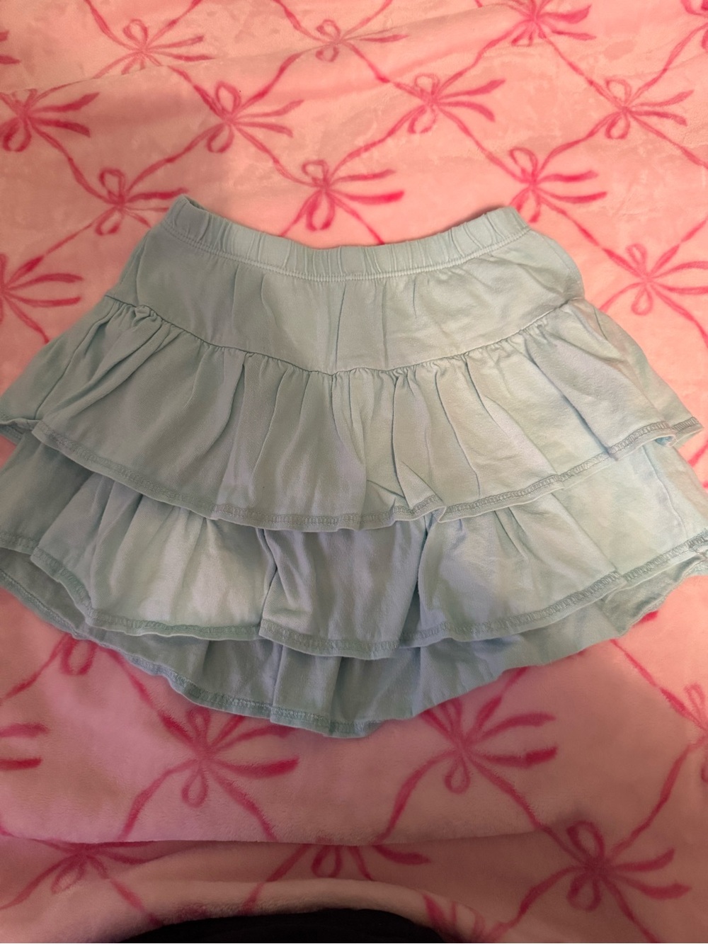 Gymboree Light Blue Tiered Ruffle Skort